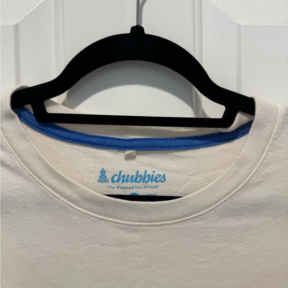 Chubbies Cream Neon Graphic Palm Tree T-Shirt Size XXL - Picture 4 of 11